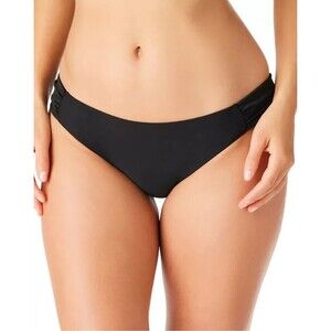 New Bar III Women Size S Black Bottom Hipster Cheeky Bikini Swimsuit Beach N1